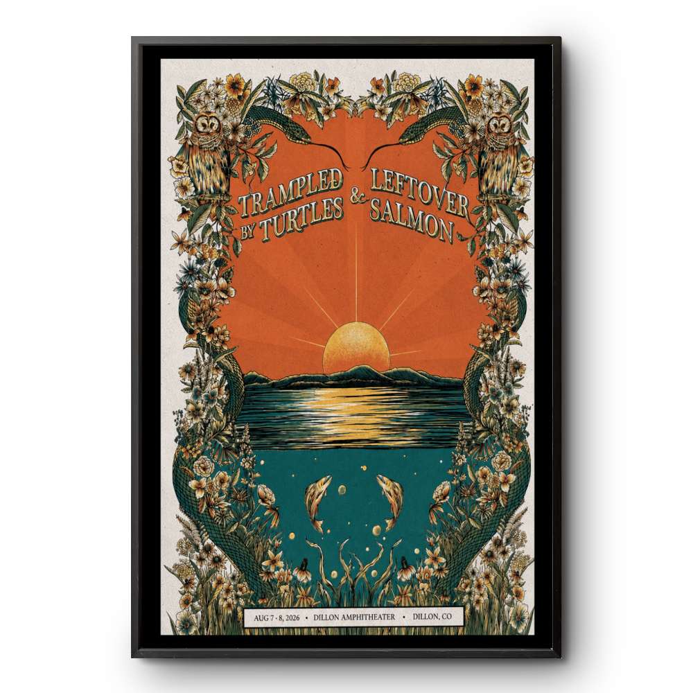 Trampled by Turtles 2026 & 2027 tour poster